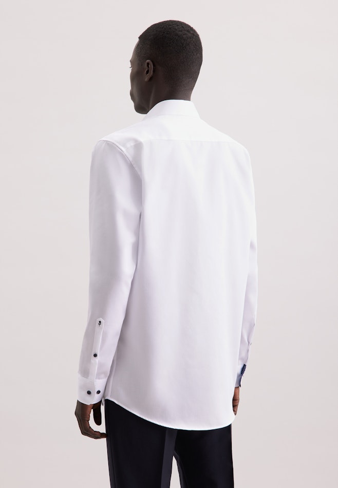 Regular Business shirt Uni in Weiß | Seidensticker online shop