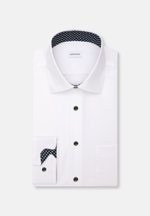 Regular Business Hemd Uni in Weiß |  Seidensticker Onlineshop