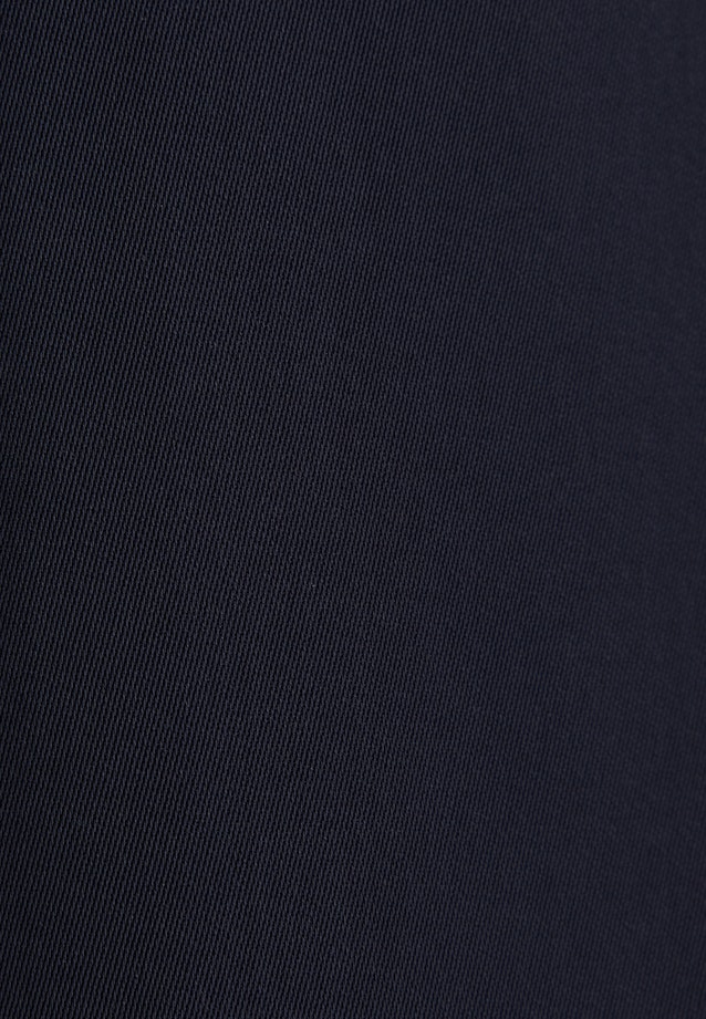 Fließendes Kleid mit Stehkragen und Taillengürtel in Dunkelblau |  Seidensticker Onlineshop