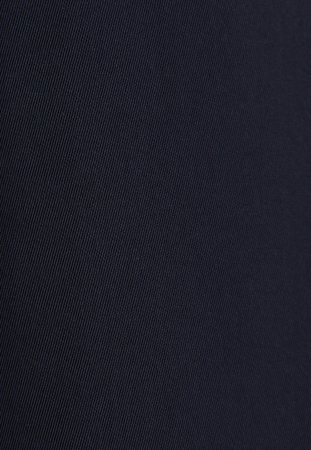 Robe fluide avec col levé et ceinture à la taille in Bleu Foncé |  Seidensticker Onlineshop