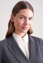 Zweireihiger Blazer mit Pattentaschen aus einer Wollmischung in Grau |  Seidensticker Onlineshop