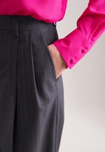 Bundfaltenhose aus einer Wollmischung in Grau |  Seidensticker Onlineshop