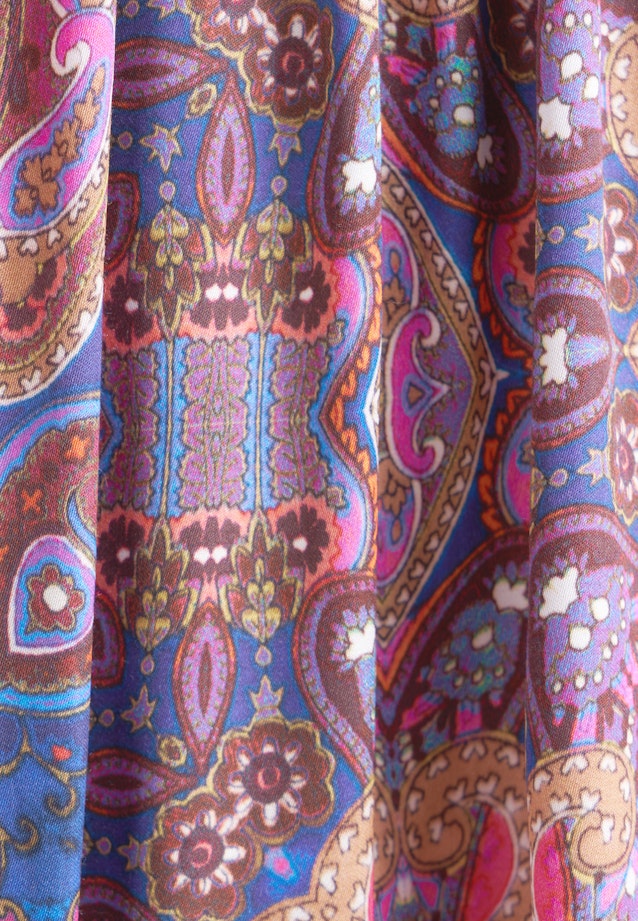 Satinierte Bluse mit Rüschendetail in Rosa |  Seidensticker Onlineshop