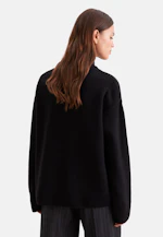 Pull en laine roulée en laine et cachemire in Noir |  Seidensticker Onlineshop