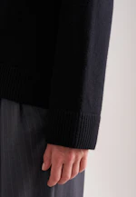 Pull en laine roulée en laine et cachemire in Noir |  Seidensticker Onlineshop