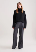 Pull en laine roulée en laine et cachemire in Noir |  Seidensticker Onlineshop
