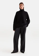 Pull en laine roulée en laine et cachemire in Noir |  Seidensticker Onlineshop