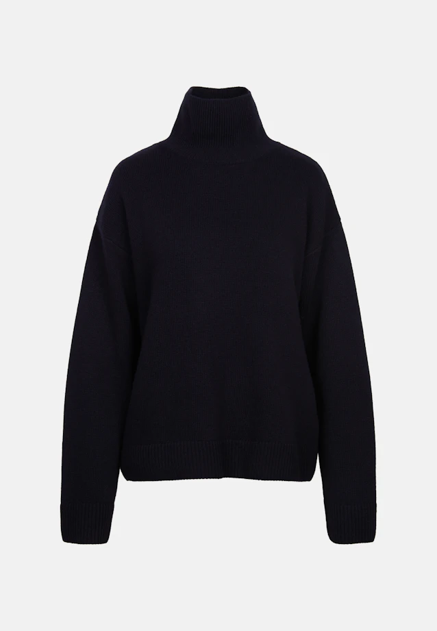 Pull en laine roulée en laine et cachemire in Noir |  Seidensticker Onlineshop
