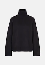 Pull en laine roulée en laine et cachemire in Noir |  Seidensticker Onlineshop