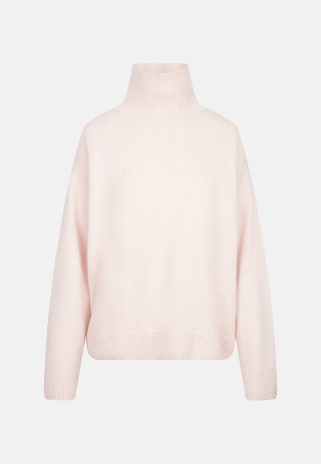 Boxy Rollkragenpullover aus Wolle und Kaschmir in Beige |  Seidensticker Onlineshop