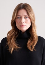 Boxy Rollkragenpullover aus Wolle und Kaschmir in Schwarz |  Seidensticker Onlineshop