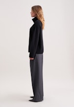 Boxy Rollkragenpullover aus Wolle und Kaschmir in Schwarz |  Seidensticker Onlineshop