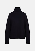 Boxy Rollkragenpullover aus Wolle und Kaschmir in Schwarz |  Seidensticker Onlineshop