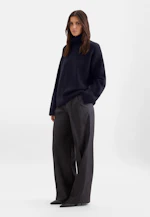 Pull en laine roulée en laine et cachemire in Bleu Foncé |  Seidensticker Onlineshop