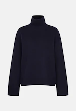 Boxy wool and cashmere turtleneck sweater in Dunkelblau |  Seidensticker Onlineshop