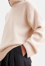 Pull en laine roulée en laine et cachemire in Beige |  Seidensticker Onlineshop