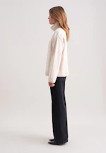 Pull en laine roulée en laine et cachemire in Beige |  Seidensticker Onlineshop