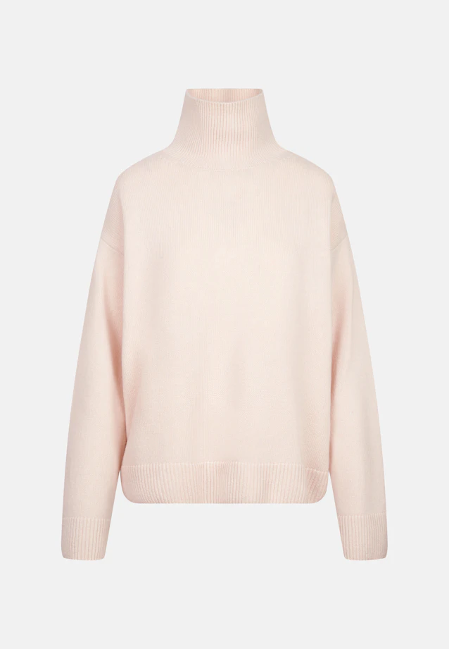 Pull en laine roulée en laine et cachemire in Beige |  Seidensticker Onlineshop