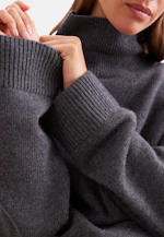 Pull en laine roulée en laine et cachemire in Gris |  Seidensticker Onlineshop