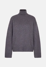 Pull en laine roulée en laine et cachemire in Gris |  Seidensticker Onlineshop