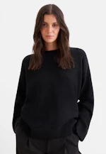 Pull carré en laine et cachemire in Noir |  Seidensticker Onlineshop