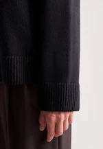 Pull carré en laine et cachemire in Noir |  Seidensticker Onlineshop