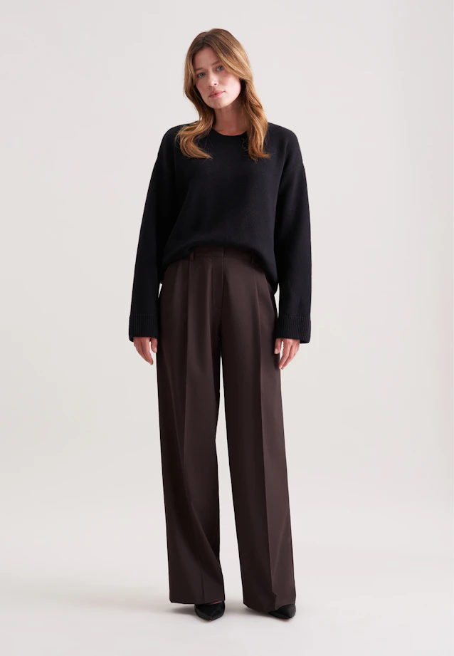 Pull carré en laine et cachemire in Noir |  Seidensticker Onlineshop
