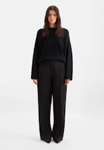Pull carré en laine et cachemire in Noir |  Seidensticker Onlineshop