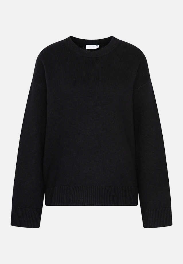 Pull carré en laine et cachemire in Noir |  Seidensticker Onlineshop