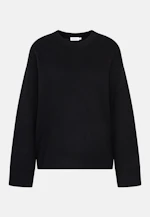 Boxy sweater in wool and cashmere in Schwarz |  Seidensticker Onlineshop