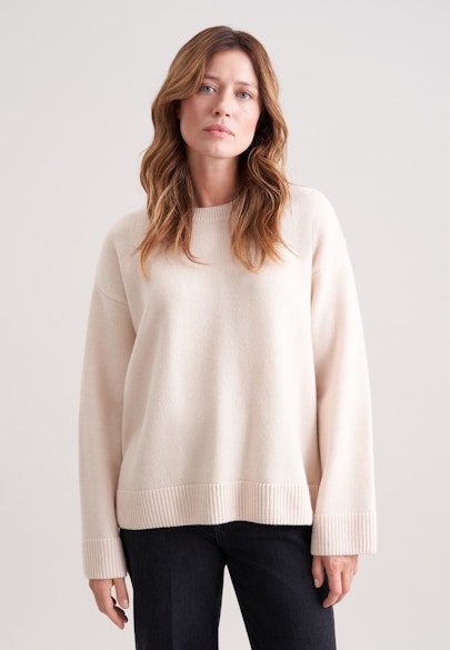 Pull carré en laine et cachemire in Beige |  Seidensticker Onlineshop