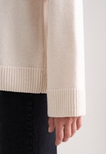 Boxy-Pullover aus Wolle und Kaschmir in Beige |  Seidensticker Onlineshop