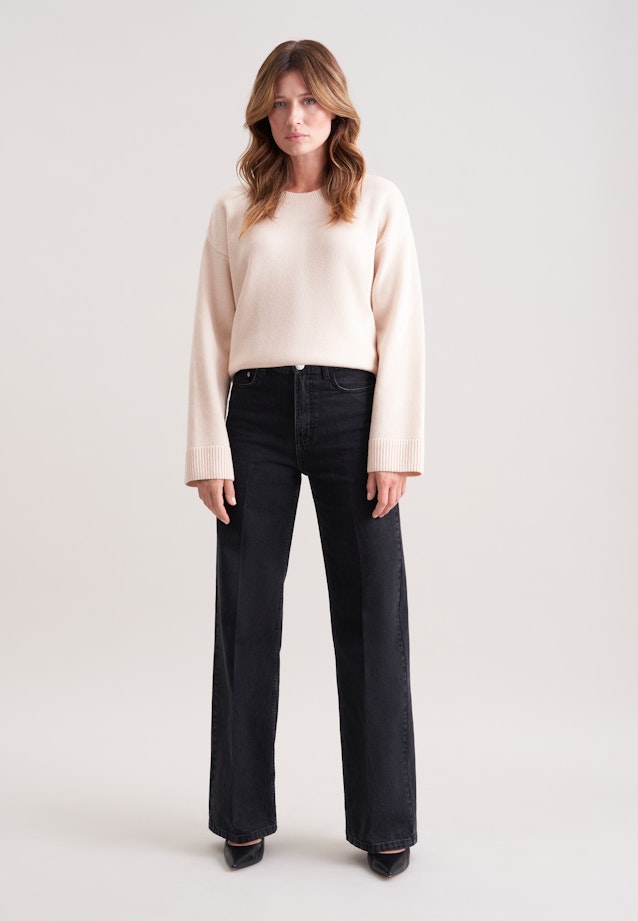 Boxy-Pullover aus Wolle und Kaschmir in Beige |  Seidensticker Onlineshop