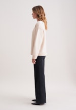 Boxy-Pullover aus Wolle und Kaschmir in Beige |  Seidensticker Onlineshop