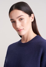 Boxy-Pullover aus Wolle und Kaschmir in Dunkelblau |  Seidensticker Onlineshop