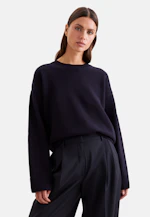 Pull carré en laine et cachemire in Bleu Foncé |  Seidensticker Onlineshop