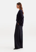 Pull carré en laine et cachemire in Bleu Foncé |  Seidensticker Onlineshop