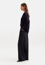 Boxy sweater in wool and cashmere in Dunkelblau |  Seidensticker Onlineshop