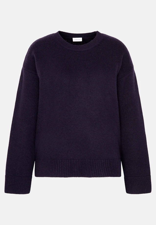 Boxy sweater in wool and cashmere in Dunkelblau |  Seidensticker Onlineshop