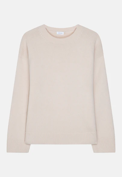 Boxy sweater in wool and cashmere in Beige |  Seidensticker Onlineshop