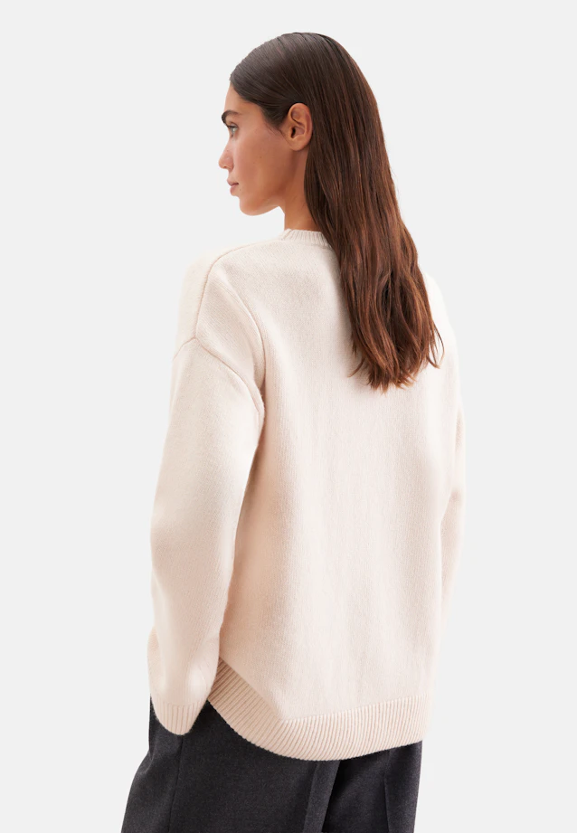 Boxy sweater in wool and cashmere in Beige |  Seidensticker Onlineshop