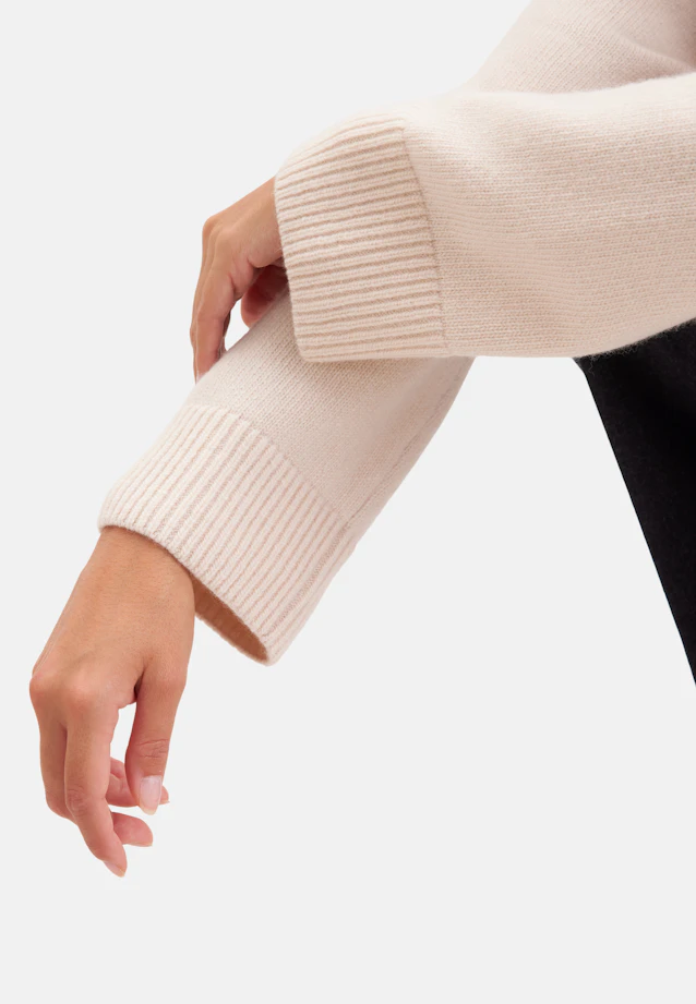 Boxy sweater in wool and cashmere in Beige |  Seidensticker Onlineshop
