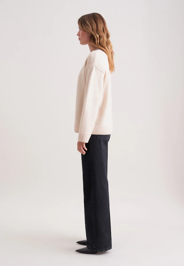 Boxy sweater in wool and cashmere in Beige |  Seidensticker Onlineshop