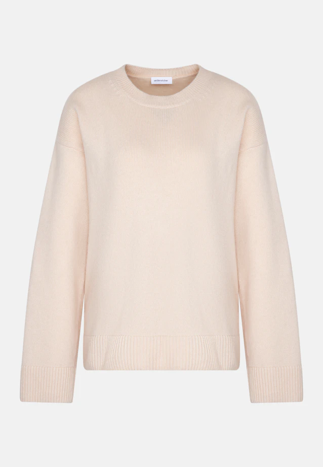 Boxy sweater in wool and cashmere in Beige |  Seidensticker Onlineshop