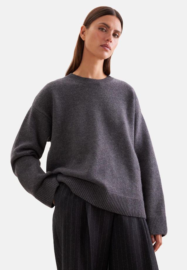 Pull carré en laine et cachemire in Gris |  Seidensticker Onlineshop