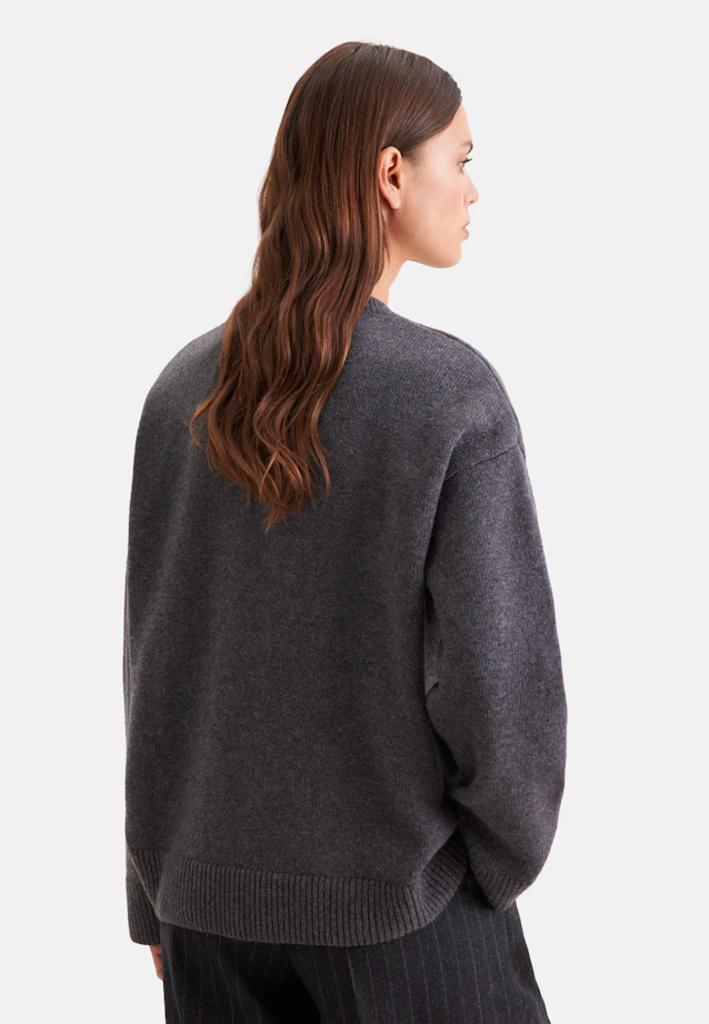 Pull carré en laine et cachemire in Gris |  Seidensticker Onlineshop