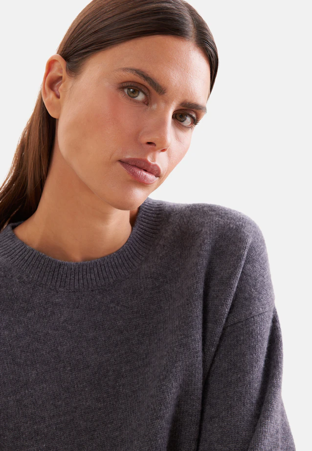 Pull carré en laine et cachemire in Gris |  Seidensticker Onlineshop