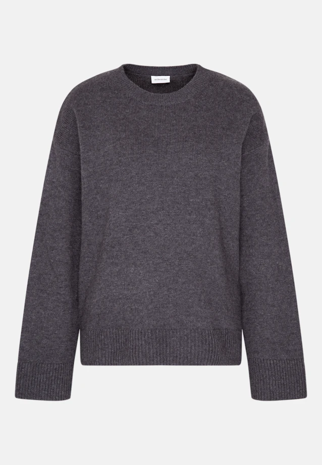 Boxy sweater in wool and cashmere in Grey |  Seidensticker Onlineshop
