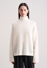 Oversized Rollkragenpullover aus Wolle und Mohair in Ecru |  Seidensticker Onlineshop