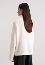 Oversized Rollkragenpullover aus Wolle und Mohair in Ecru |  Seidensticker Onlineshop